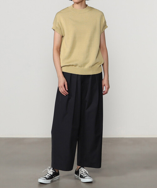 VAN DER STRAETE ピマコットン100% 半袖ニット 1203c-m1.jpg