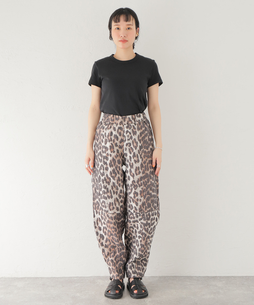 ganni パンツ セール】【GANNI / ガニー】 3D Jacquard Elasticated Curve