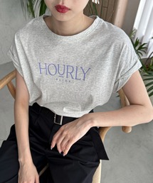 feepur | 捻じりフレンチスリーブロゴTee(Tシャツ/カットソー)