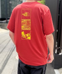 【THE NORTH FACE】ノースフェイス Short Sleeve FOUNDATION TEE バックメッセージプリント Tシャツ NF0A55EF