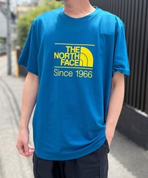 【THE NORTH FACE】ノースフェイス Short Sleeve FOUNDATION TEE バックメッセージプリント Tシャツ NF0A55EF