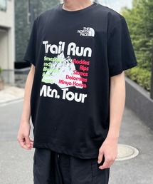 【THE NORTH FACE】ノースフェイス Short Sleeve FOUNDATION TEE バックメッセージプリント Tシャツ NF0A55EF