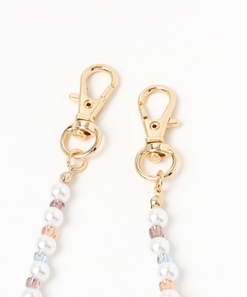 niko and...（ニコアンド）の「パール調ビーズストラップ【tiny tiny(ティニーティニー)】（その他小物・レディース・その他1・0）」の2枚目の写真