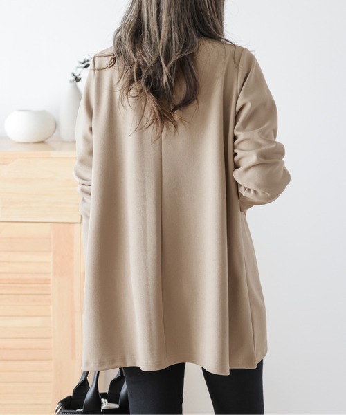 SUGAR BISKET(シュガービスケット)の「ポンチ素材トップス(Tシャツ/カットソー・レディース・ブルー/イエロー/ブラック/ベージュ/ピンク・フリー)」の14枚目の写真