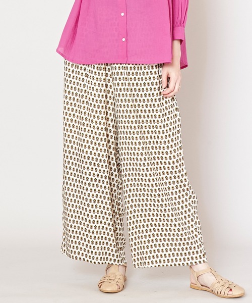 チャイハネ（チャイハネ）の「【チャイハネ】ピンクシーワイドパンツ（その他パンツ・レディース・ブルー/ブラック/ホワイト/オレンジ/パープル・FREE）」の2枚目の写真