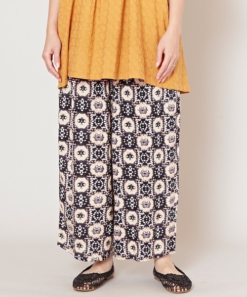 チャイハネ（チャイハネ）の「【チャイハネ】ピンクシーワイドパンツ（その他パンツ・レディース・ブルー/ブラック/ホワイト/オレンジ/パープル・FREE）」の3枚目の写真