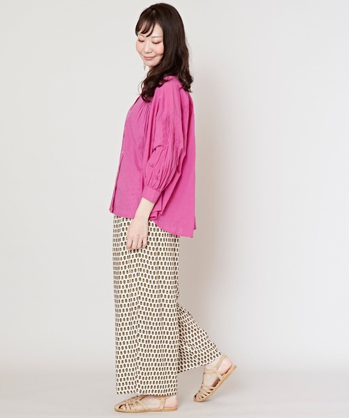 チャイハネ（チャイハネ）の「【チャイハネ】ピンクシーワイドパンツ（その他パンツ・レディース・ブルー/ブラック/ホワイト/オレンジ/パープル・FREE）」の10枚目の写真