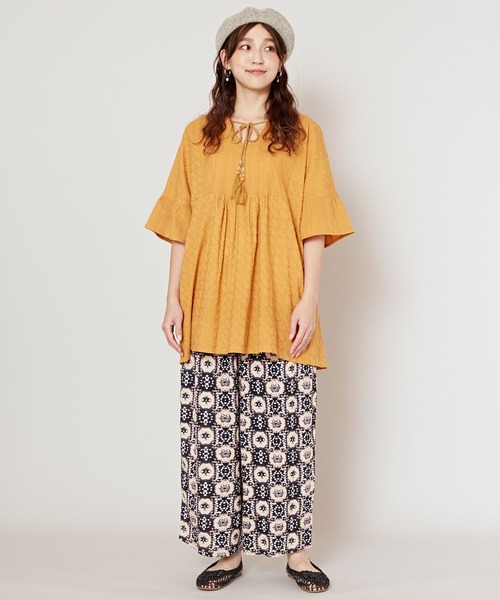 チャイハネ（チャイハネ）の「【チャイハネ】ピンクシーワイドパンツ（その他パンツ・レディース・ブルー/ブラック/ホワイト/オレンジ/パープル・FREE）」の17枚目の写真