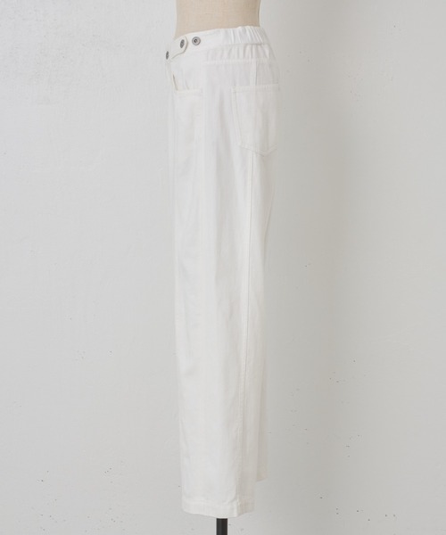 BEARDSLEY（ビアズリー）の「綿麻デニムハイライズパンツ（デニムパンツ・レディース・ホワイト・FREE）」の21枚目の写真