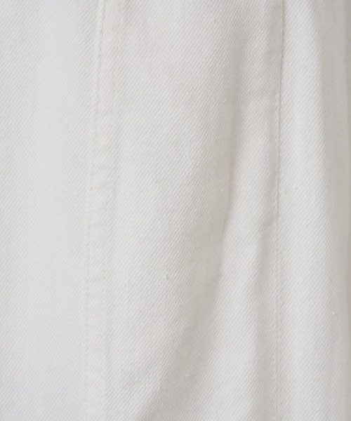 BEARDSLEY（ビアズリー）の「綿麻デニムハイライズパンツ（デニムパンツ・レディース・ホワイト・FREE）」の9枚目の写真