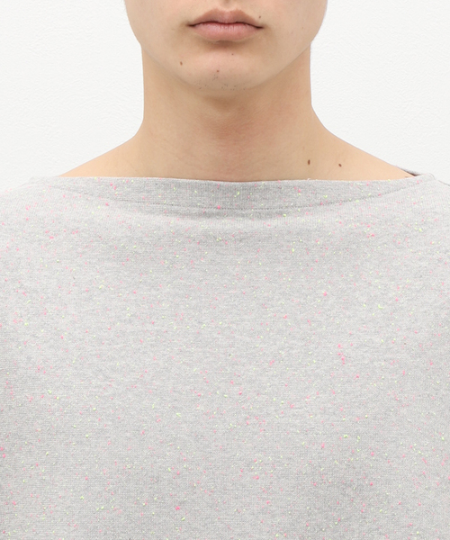 定価2.2万 新品 LENO BASQUE SHIRT 0 レッド ホワイト LENO (リノ) BASQUE SHIRT / バスクシャツ