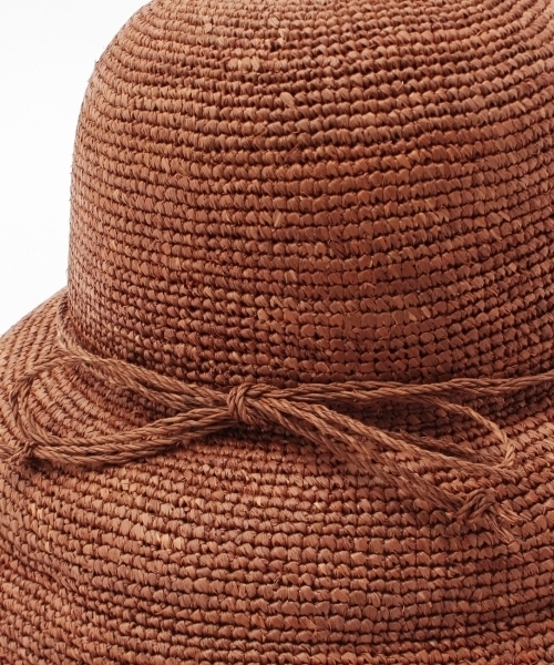 grove（グローブ）の「ラフィアツバ広ハット（ハット・レディース・ブラウン/ベージュ・00）」の6枚目の写真