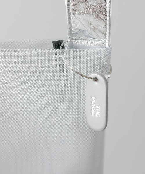 THE PURSE(ザパース )の「別注【THE PURSE(ザ・パース)】TULLE MARKET BAG ショルダーバッグ(ショルダーバッグ・レディース・ブラック/シルバー・FREE)」の10枚目の写真