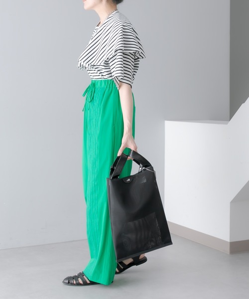 THE PURSE(ザパース )の「別注【THE PURSE(ザ・パース)】TULLE MARKET BAG ショルダーバッグ(ショルダーバッグ・レディース・ブラック/シルバー・FREE)」の14枚目の写真