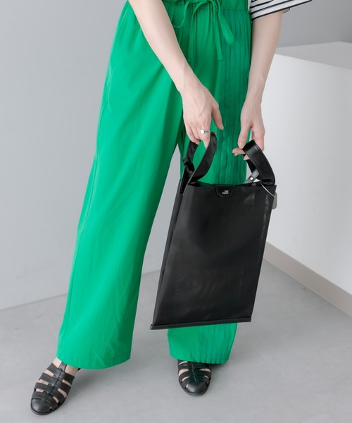 THE PURSE(ザパース )の「別注【THE PURSE(ザ・パース)】TULLE MARKET BAG ショルダーバッグ(ショルダーバッグ・レディース・ブラック/シルバー・FREE)」の19枚目の写真