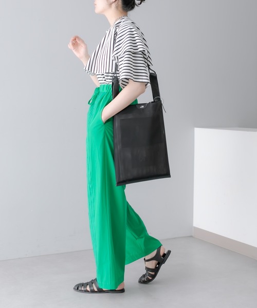 THE PURSE(ザパース )の「別注【THE PURSE(ザ・パース)】TULLE MARKET BAG ショルダーバッグ(ショルダーバッグ・レディース・ブラック/シルバー・FREE)」の9枚目の写真