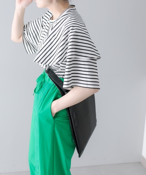 THE PURSE(ザパース )の「別注【THE PURSE(ザ・パース)】TULLE MARKET BAG ショルダーバッグ(ショルダーバッグ・レディース・ブラック/シルバー・FREE)」の15枚目の写真