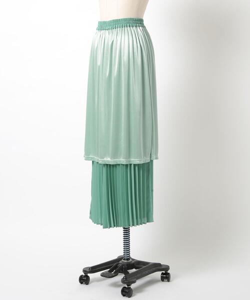 coen（コーエン）の「プリーツマキシスカート（スカート・レディース・ホワイト/ブラック/ケリー・L/M）」の15枚目の写真