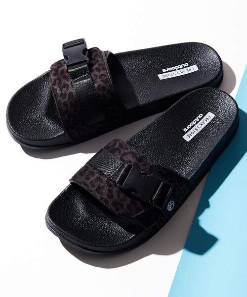 FREAK'S STORE（フリークスストア）の「【限定展開】FREAK'S STORE OUTDOORS/フリークスアウトドアーズ バックルストラップ スライドサンダル/シャワーサンダル（サンダル・メンズ・ブラック/ベージュ/オリーブ/グレー/レオパード/その他15・23.0cm/24.0cm/25.0cm/26.0cm/27.0cm/28.0cm）」の3枚目の写真
