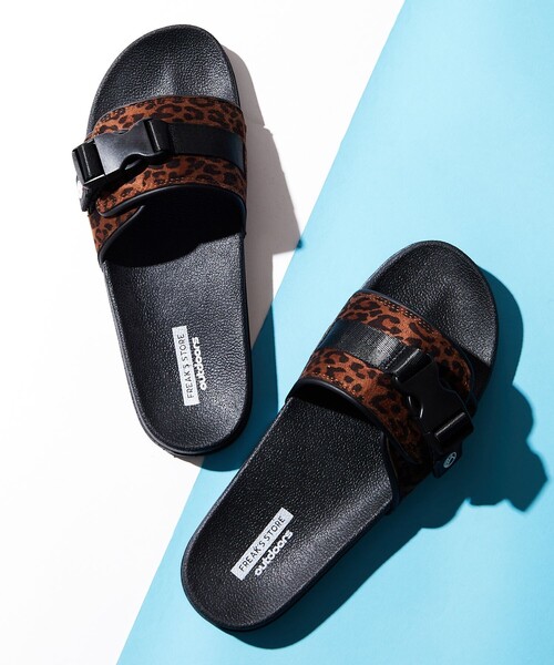 FREAK'S STORE（フリークスストア）の「【限定展開】FREAK'S STORE OUTDOORS/フリークスアウトドアーズ バックルストラップ スライドサンダル/シャワーサンダル（サンダル・メンズ・ブラック/ベージュ/オリーブ/グレー/レオパード/その他15・23.0cm/24.0cm/25.0cm/26.0cm/27.0cm/28.0cm）」の7枚目の写真