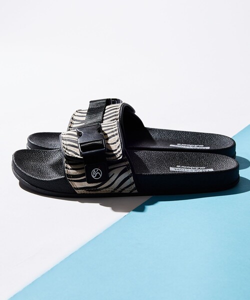 FREAK'S STORE（フリークスストア）の「【限定展開】FREAK'S STORE OUTDOORS/フリークスアウトドアーズ バックルストラップ スライドサンダル/シャワーサンダル（サンダル・メンズ・ブラック/ベージュ/オリーブ/グレー/レオパード/その他15・23.0cm/24.0cm/25.0cm/26.0cm/27.0cm/28.0cm）」の8枚目の写真