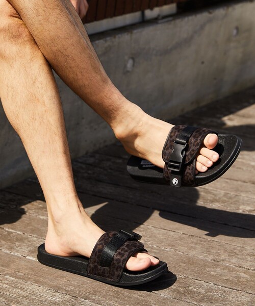 FREAK'S STORE（フリークスストア）の「【限定展開】FREAK'S STORE OUTDOORS/フリークスアウトドアーズ バックルストラップ スライドサンダル/シャワーサンダル（サンダル・メンズ・ブラック/ベージュ/オリーブ/グレー/レオパード/その他15・23.0cm/24.0cm/25.0cm/26.0cm/27.0cm/28.0cm）」の14枚目の写真