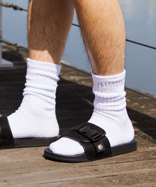 FREAK'S STORE（フリークスストア）の「【限定展開】FREAK'S STORE OUTDOORS/フリークスアウトドアーズ バックルストラップ スライドサンダル/シャワーサンダル（サンダル・メンズ・ブラック/ベージュ/オリーブ/グレー/レオパード/その他15・23.0cm/24.0cm/25.0cm/26.0cm/27.0cm/28.0cm）」の11枚目の写真