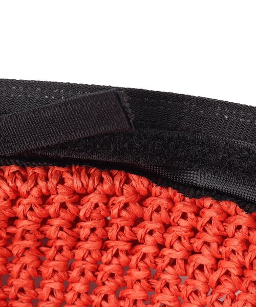 SHOO・LA・RUE（シューラルー）の「◆細編みブリムアップペーパーハット（ハット・レディース・ブラック/オレンジ/サンドベージュ/ナチュラル・00）」の5枚目の写真