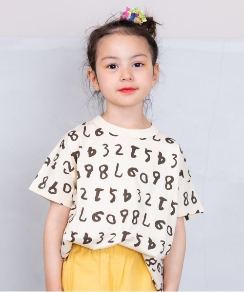 HOGAN RANCH WEAR（ホーガンランチウエア）の「ソウガラTシャツ(kids/XS～LL）（Tシャツ/カットソー・キッズ・ラベンダー/ストライプ/イエロー/オレンジ/ピンク/レッド/ブラック/オフホワイト・XS/S/M/L/LL）」の2枚目の写真