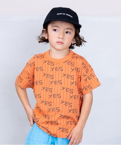 HOGAN RANCH WEAR（ホーガンランチウエア）の「ソウガラTシャツ(kids/XS～LL）（Tシャツ/カットソー・キッズ・ラベンダー/ストライプ/イエロー/オレンジ/ピンク/レッド/ブラック/オフホワイト・XS/S/M/L/LL）」の7枚目の写真