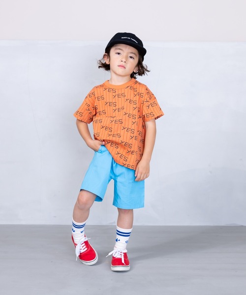 HOGAN RANCH WEAR（ホーガンランチウエア）の「ソウガラTシャツ(kids/XS～LL）（Tシャツ/カットソー・キッズ・ラベンダー/ストライプ/イエロー/オレンジ/ピンク/レッド/ブラック/オフホワイト・XS/S/M/L/LL）」の9枚目の写真