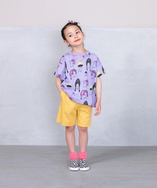 HOGAN RANCH WEAR（ホーガンランチウエア）の「ソウガラTシャツ(kids/XS～LL）（Tシャツ/カットソー・キッズ・ラベンダー/ストライプ/イエロー/オレンジ/ピンク/レッド/ブラック/オフホワイト・XS/S/M/L/LL）」の14枚目の写真