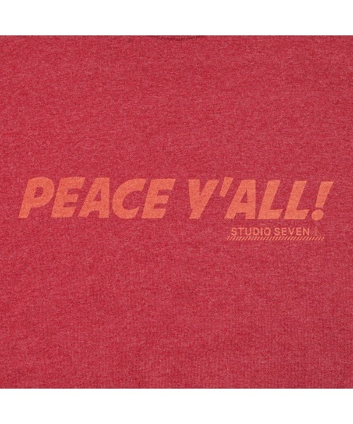 セール】PEACE Y'ALL Printed SS Tee【STUDIOSEVEN/スタジオ