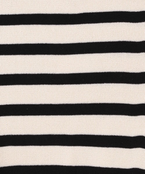 PHILLY（フィリー）の「ボーダーニットポロ（ニット/セーター・レディース・ベージュ/ネイビー/ブラック・FREE）」の21枚目の写真