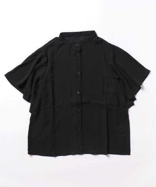 KOBE LETTUCE(コウベレタス)の「袖フリルブラウス(シャツ/ブラウス・レディース・ブラック/ブラック系その他/ベージュ系その他/ブラック系その他2/モカ/ブルー系その他/オフホワイト・FREE)」の19枚目の写真