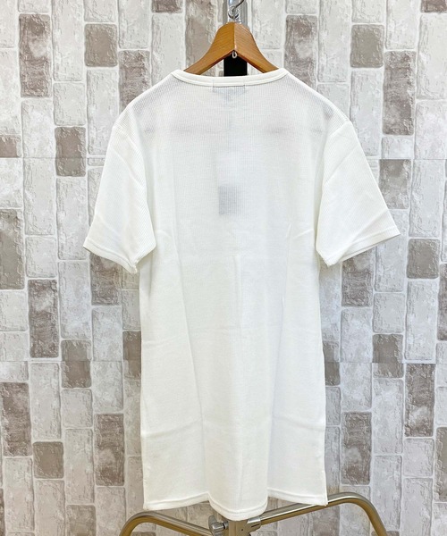 TopIsm(トップイズム)の「【2023】ワッフルロング丈 半袖Tシャツ(Tシャツ/カットソー・メンズ・ブラック/グレー/ホワイト・M/L/LL)」の8枚目の写真
