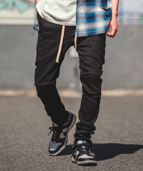 improves(インプローブス)の「【improves】スリム テーパード カーゴパンツ(カーゴパンツ・メンズ・ブラック/カーキ・LARGE/X-LARGE/MEDIUM)」の3枚目の写真