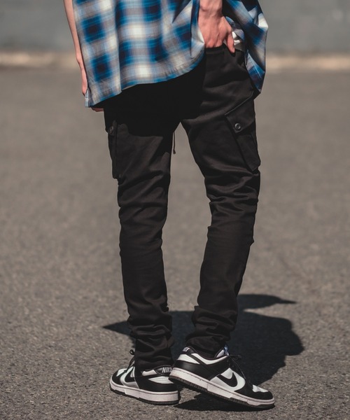 improves(インプローブス)の「【improves】スリム テーパード カーゴパンツ(カーゴパンツ・メンズ・ブラック/カーキ・LARGE/X-LARGE/MEDIUM)」の5枚目の写真