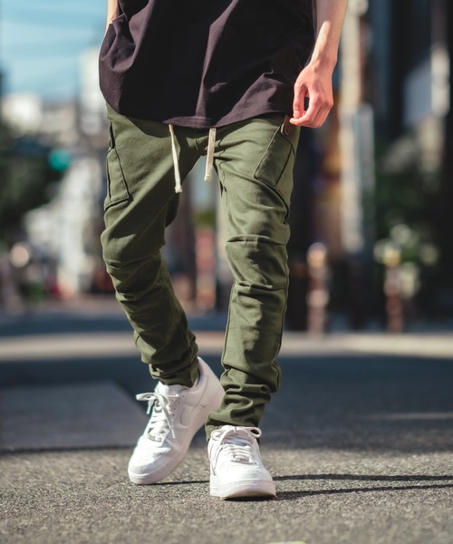 improves(インプローブス)の「【improves】スリム テーパード カーゴパンツ(カーゴパンツ・メンズ・ブラック/カーキ・LARGE/X-LARGE/MEDIUM)」の8枚目の写真