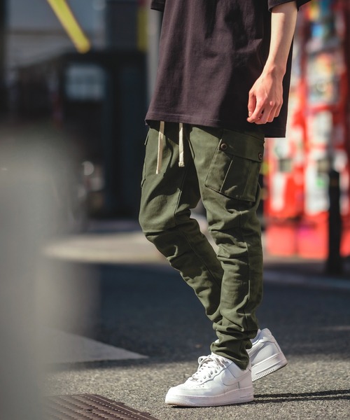 improves(インプローブス)の「【improves】スリム テーパード カーゴパンツ(カーゴパンツ・メンズ・ブラック/カーキ・LARGE/X-LARGE/MEDIUM)」の11枚目の写真