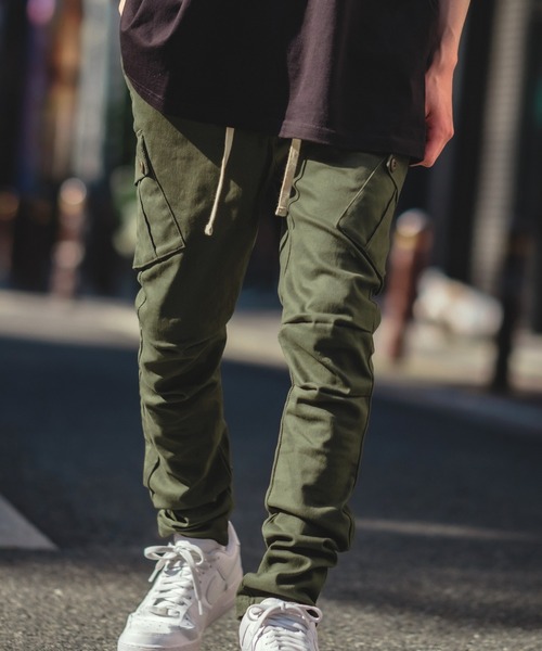 improves(インプローブス)の「【improves】スリム テーパード カーゴパンツ(カーゴパンツ・メンズ・ブラック/カーキ・LARGE/X-LARGE/MEDIUM)」の12枚目の写真