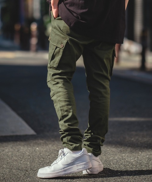 improves(インプローブス)の「【improves】スリム テーパード カーゴパンツ(カーゴパンツ・メンズ・ブラック/カーキ・LARGE/X-LARGE/MEDIUM)」の13枚目の写真