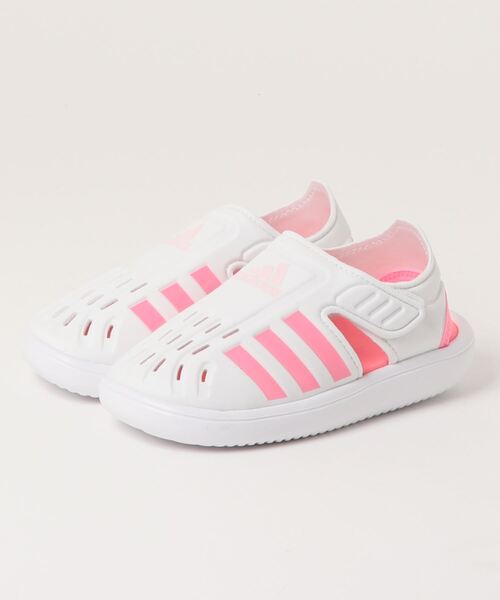 adidas（アディダス）の「《adidas》SWIMWATERSANDALC（サンダル・キッズ・ブラック×ホワイト/ブルー/ホワイト×ピンク/ピンク・20.0cm/19.0cm/22.0cm/18.0cm/21.0cm/17.0cm）」の2枚目の写真
