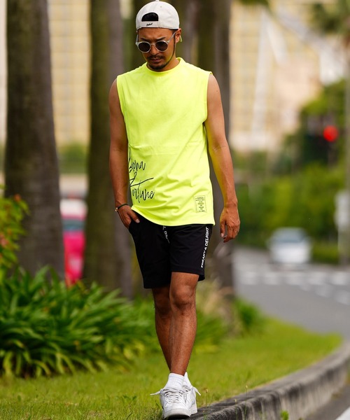 adamsJUGGLER（アダムスジャグラー）の「B/Fノースリーブ（タンクトップ・メンズ・イエロー/ホワイト/ブラック・L/M）」の7枚目の写真