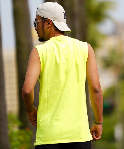 adamsJUGGLER（アダムスジャグラー）の「B/Fノースリーブ（タンクトップ・メンズ・イエロー/ホワイト/ブラック・L/M）」の13枚目の写真