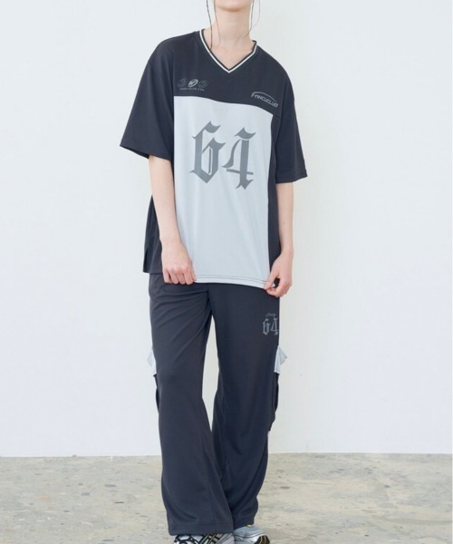 ★関税込★NASTYFANCYCLUB★KINDLE MESH FOOTBALL HALF JERSEY FANCY CLUB（ファンシークラブ）の「【NASTY FANCY CLUB