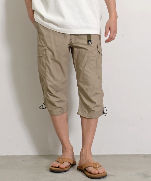 OUTDOOR PRODUCTS(アウトドアプロダクツ)の「『OUTDOOR/アウトドア』TCウェザークライミングカーゴ7分パンツ(カーゴパンツ・メンズ・チャコールグレー/ブラック/カーキ/ベージュ/オリーブ/ブルー・L/XL/M)」の3枚目の写真