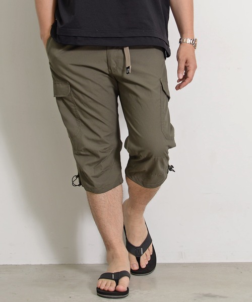 OUTDOOR PRODUCTS(アウトドアプロダクツ)の「『OUTDOOR/アウトドア』TCウェザークライミングカーゴ7分パンツ(カーゴパンツ・メンズ・チャコールグレー/ブラック/カーキ/ベージュ/オリーブ/ブルー・L/XL/M)」の14枚目の写真