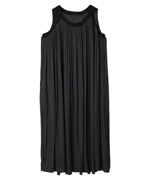 AMERICAN HOLIC（アメリカンホリック）の「異素材ギャザーワンピース（ワンピース・レディース・チャコールグレー/ネイビー・M/L）」の20枚目の写真