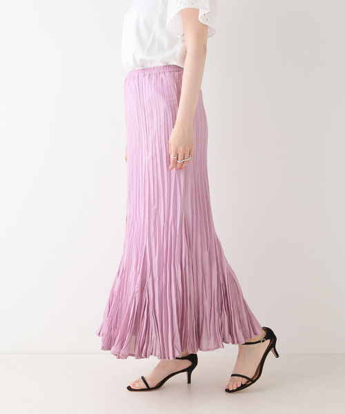 La TOTALITE（ラトータリテ）の「ワッシャープリーツスカート